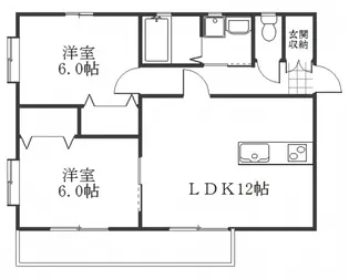 CASA宮島口【3階】の間取り