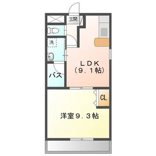 シャトー・グラシューズ【2階】の間取り