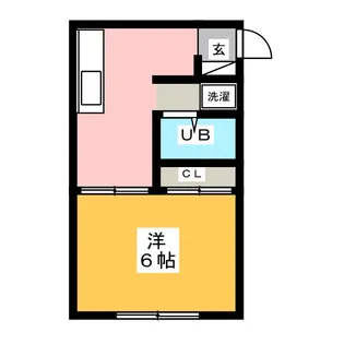 ホワイトアリスコーポ【1階】の間取り