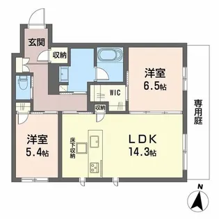 シャーメゾン別府駅前【1階】の間取り