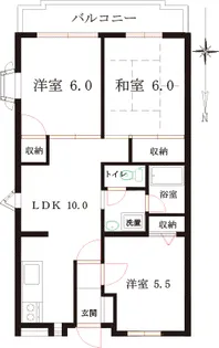 コスモステージ【3階】の間取り