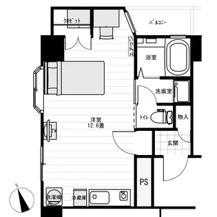 グランディオーゼナガノ【9階】の間取り