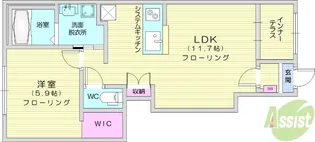 フォレストサイド【1階】の間取り