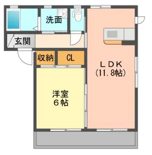 愛媛県宇和島市中沢町1【アパート】の間取り