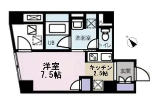 View Terrace日本橋【2階】の間取り