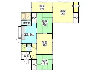 三重県伊勢市小俣町明野【一戸建】の間取り