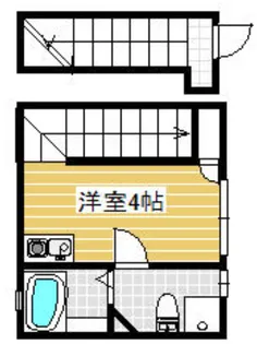東京都世田谷区上北沢4【アパート】の間取り