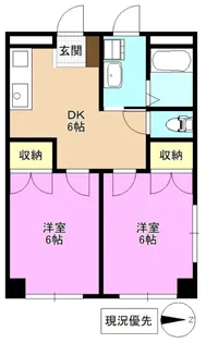 サンライズ西長野【1階】の間取り