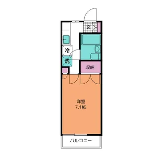 ウッドビレッジII【2階】の間取り