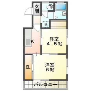 平田駅前プラザ【4階】の間取り