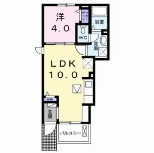 前川カームリー【1階】の間取り