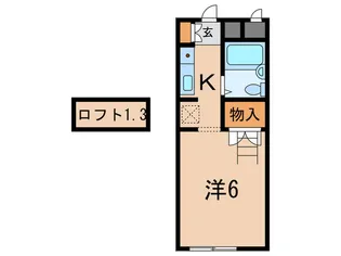 SANTA LOWS 芦屋川【2階】の間取り