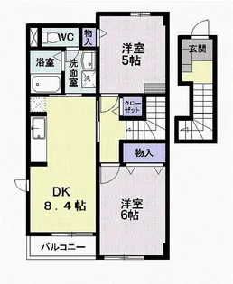 コットンハウス【2階】の間取り