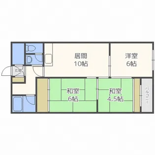 スマイル小林【5階】の間取り