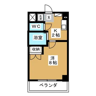 ヤマトマンション大須I【5階】の間取り