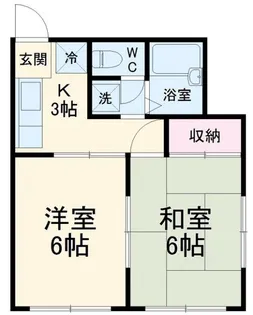 クロック・ハイツ【1階】の間取り