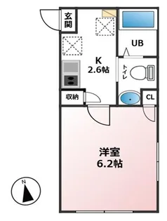 grenade横須賀(グルナードヨコスカ)【1階】の間取り