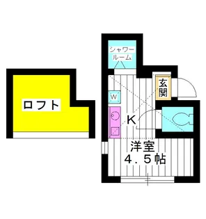 東京都練馬区桜台3【アパート】の間取り