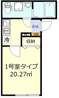 ルノン菊名【2階】の間取り