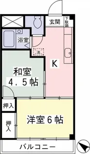 快晴館ビル【4階】の間取り