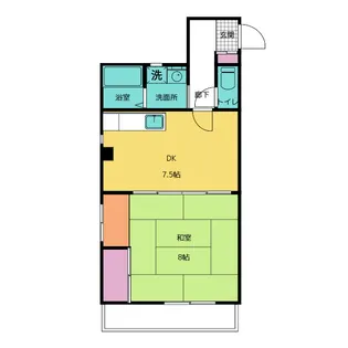 増子ハイツ【3階】の間取り