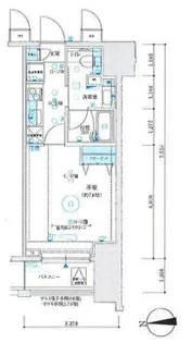 MAXIV八王子TRE【8階】の間取り