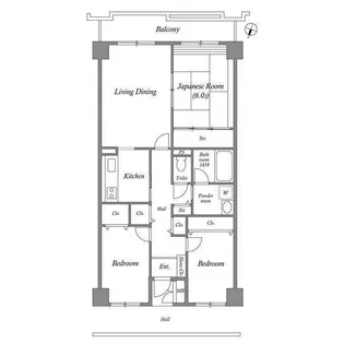 CASSIA習志野【4階】の間取り