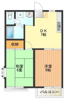 グランデュール松原【2階】の間取り
