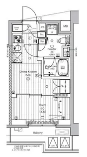 PREMIUM CUBE 王子神谷【2階】の間取り