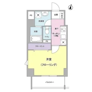 東京都墨田区立川3【マンション】の間取り