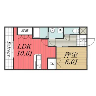 千葉県成田市郷部【マンション】の間取り