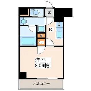 毘沙門TMJマンション【3階】の間取り