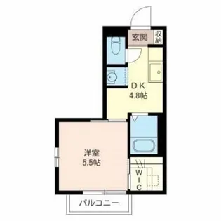 DEER CASA【2階】の間取り