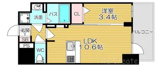 大阪府大阪市中央区南久宝寺町1【マンション】の間取り