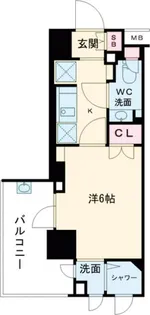 パークキューブ笹塚【7階】の間取り