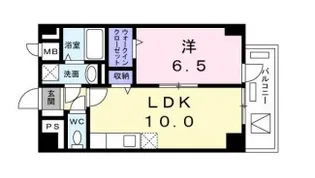 東京都江東区毛利2【マンション】の間取り