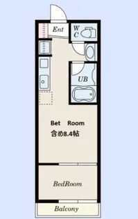 1Rの間取り画像