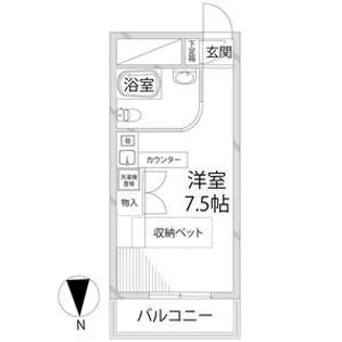 ラ・パルフェ・ド・アフェール【10階】の間取り