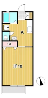 ヴィレッジ21【1階】の間取り