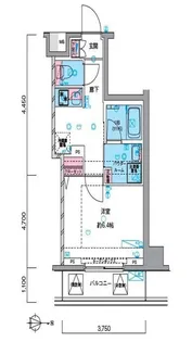 ジェノヴィア押上スカイガーデン【10階】の間取り