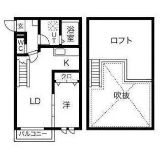 Creo八田弐番館【1階】の間取り