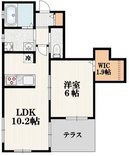 Collina Daizawa【1階】の間取り