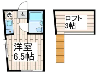 ニューコートくぬぎ山【2階】の間取り