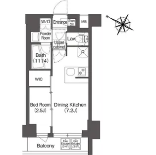 東京都品川区二葉2【マンション】の間取り