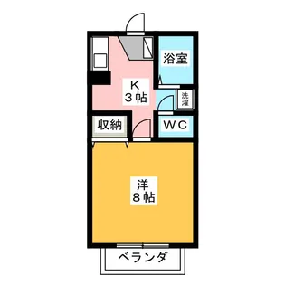 パラシオン【1階】の間取り