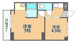 ヴィラナリー備前 1号棟【3階】の間取り