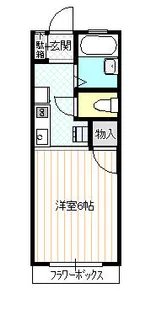 ハイムケーワイ【2階】の間取り