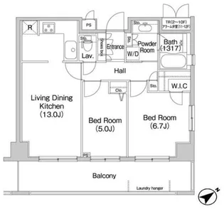 コンフォリア田町【3階】の間取り