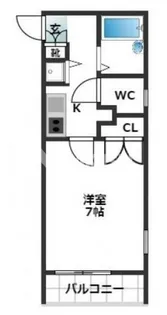 スカイコート学芸大学壱番館【4階】の間取り