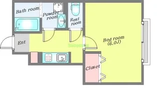 ホワイトローズIII【1階】の間取り